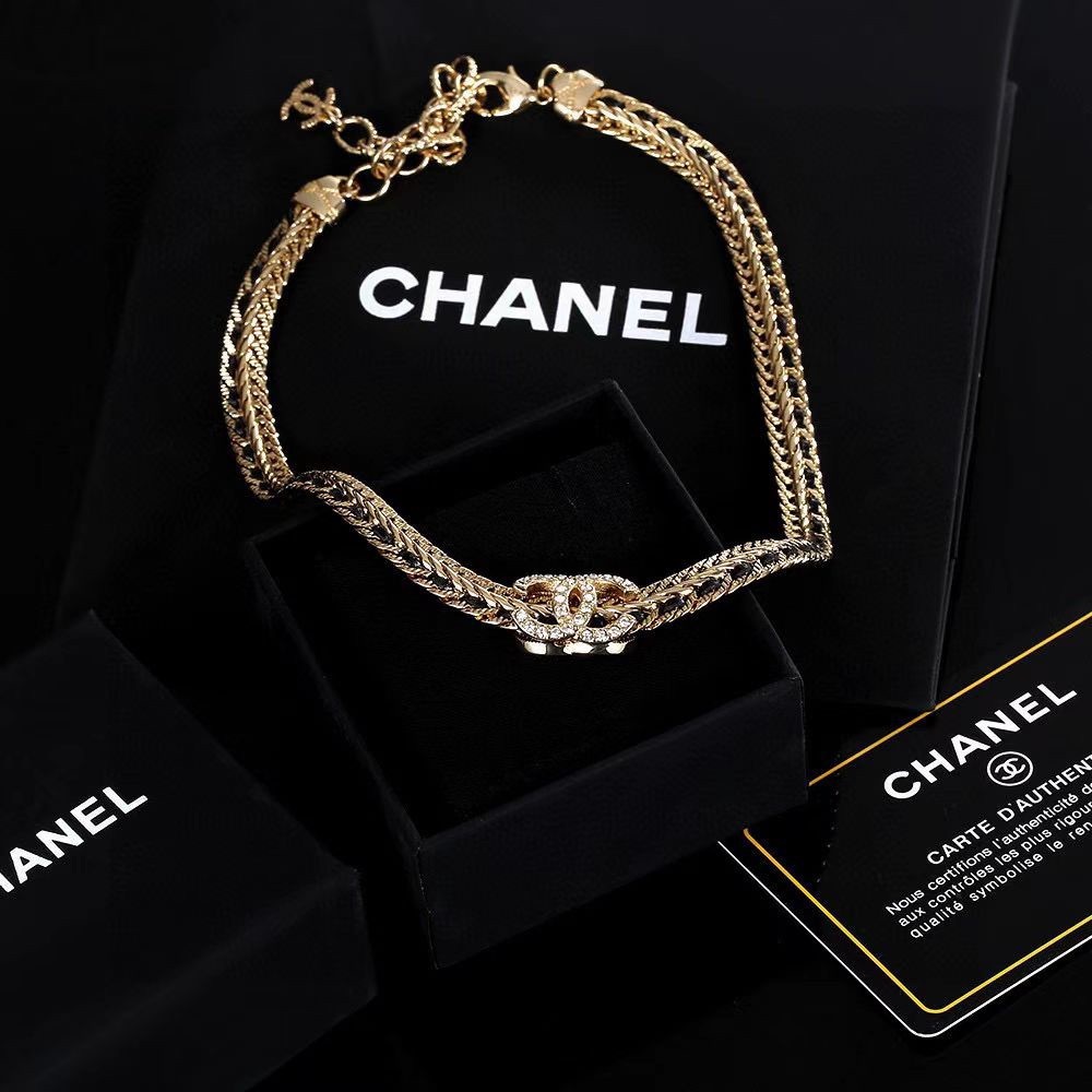 🍡CHANEL Petite Leather Belt Necklace, of high-end quality - Picture 2 of 6